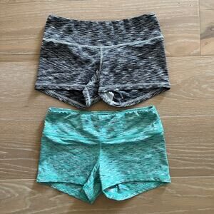 Fleo Heather Mint Black Originals Shorts Bundle Small
